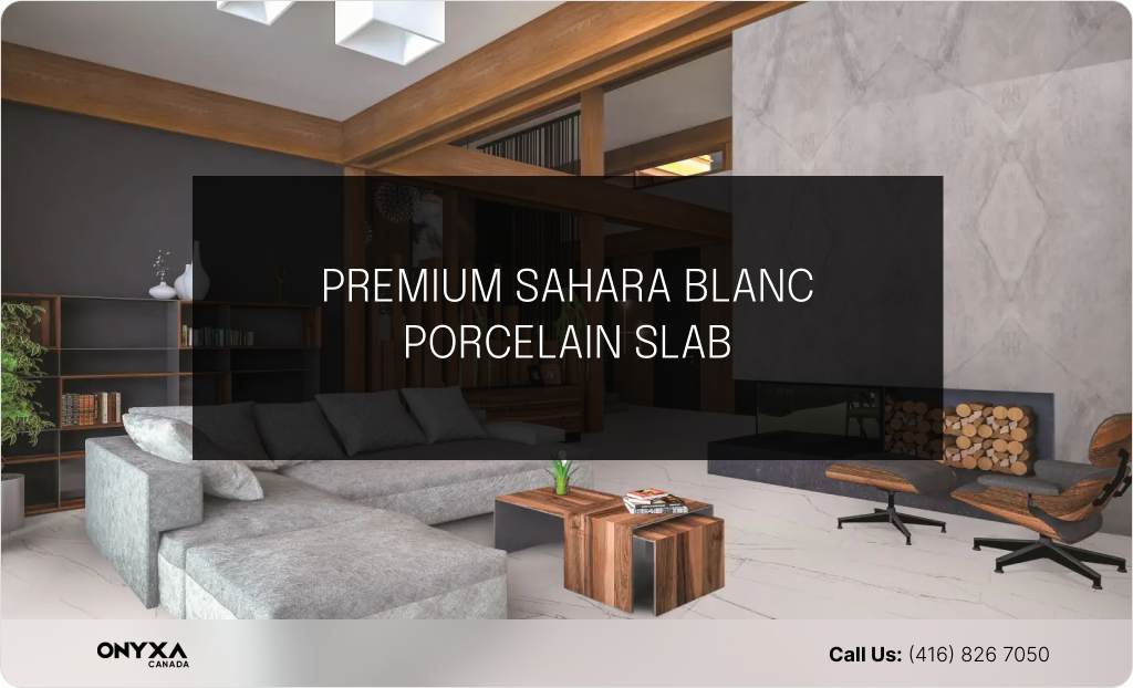 PREMIUM SAHARA BLANC PORCELAIN SLAB