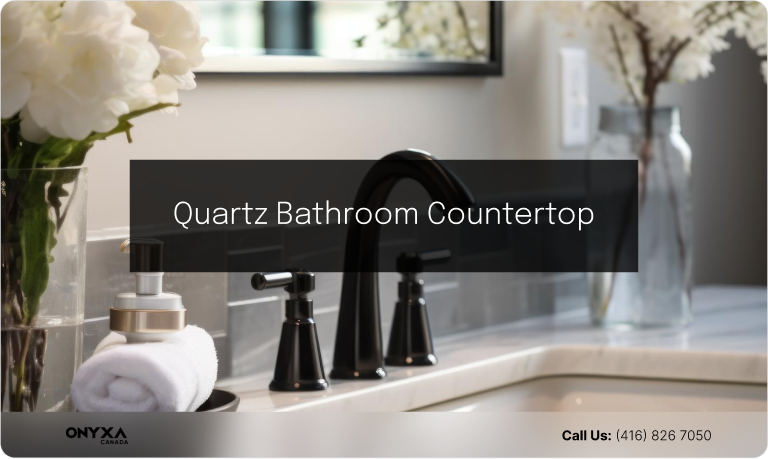 Quartz Bathroom Countertop 1